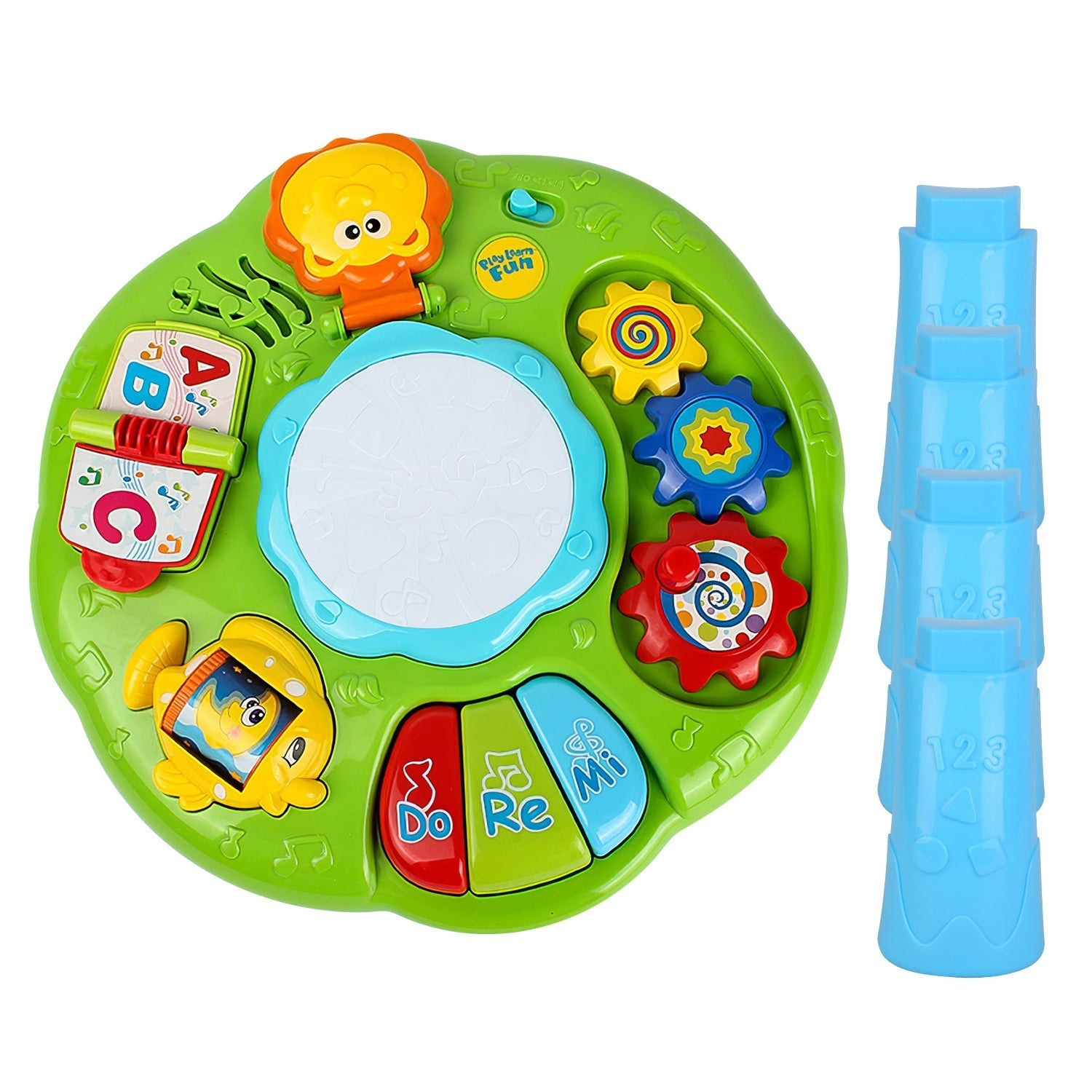 Toddler Musical Learning Table Educational Baby Toys Musical Activity DobaDealsexpress.shopToddler Musical Learning Table Educational Baby Toys Musical Activity Table Learning CenterHighlights
A practical educational toy to improve baby’s music sentiment, hearing development, color recognition and exploring spirit.
Different from other dull musi