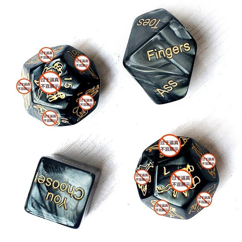 Glow In Dark Erotic Love Dice Toys Adult Couple Lovers Party Fun Games Aid Sex Toy Valentines Day Gift for Boyfriend Girlfriend