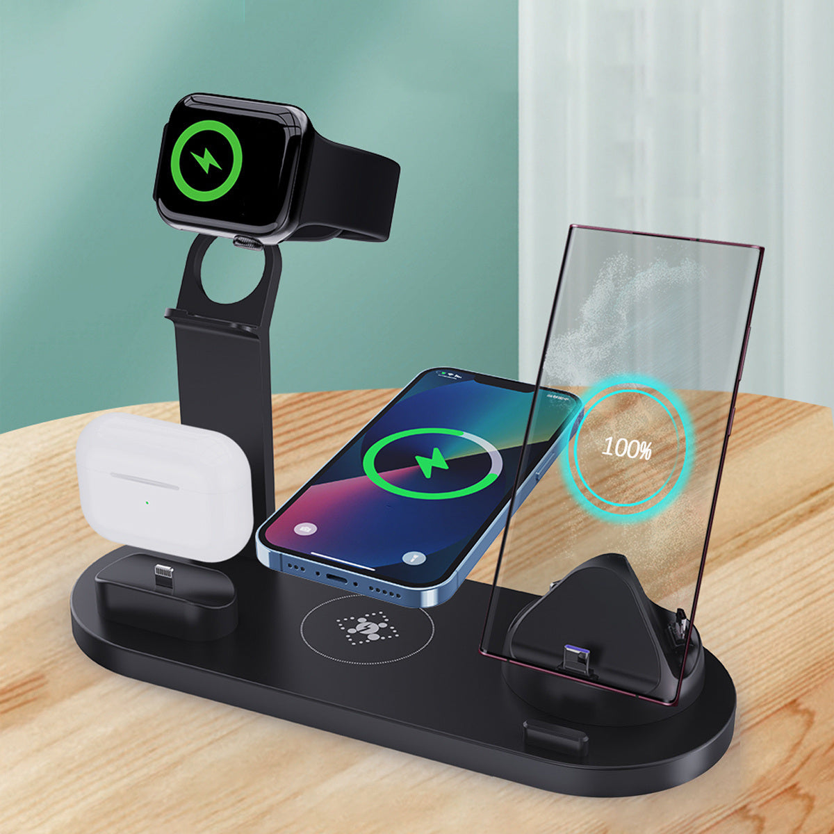 5 In 1multifunctional Wireless Charger For Phone/Watch/AirPods CharginDobaDealsexpress.shop1multifunctional Wireless ChargerDetails