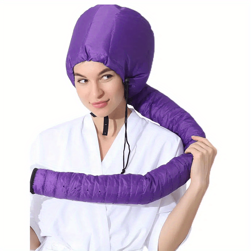 1pc Soft Bonnet Hooded Hair Dryer Attachment For Natural Curly TextureDobaDealsexpress.shopNatural Curly Textured Hair Care; Drying; Styling; Curling; Adjustable Large Hooded BonnetDetails