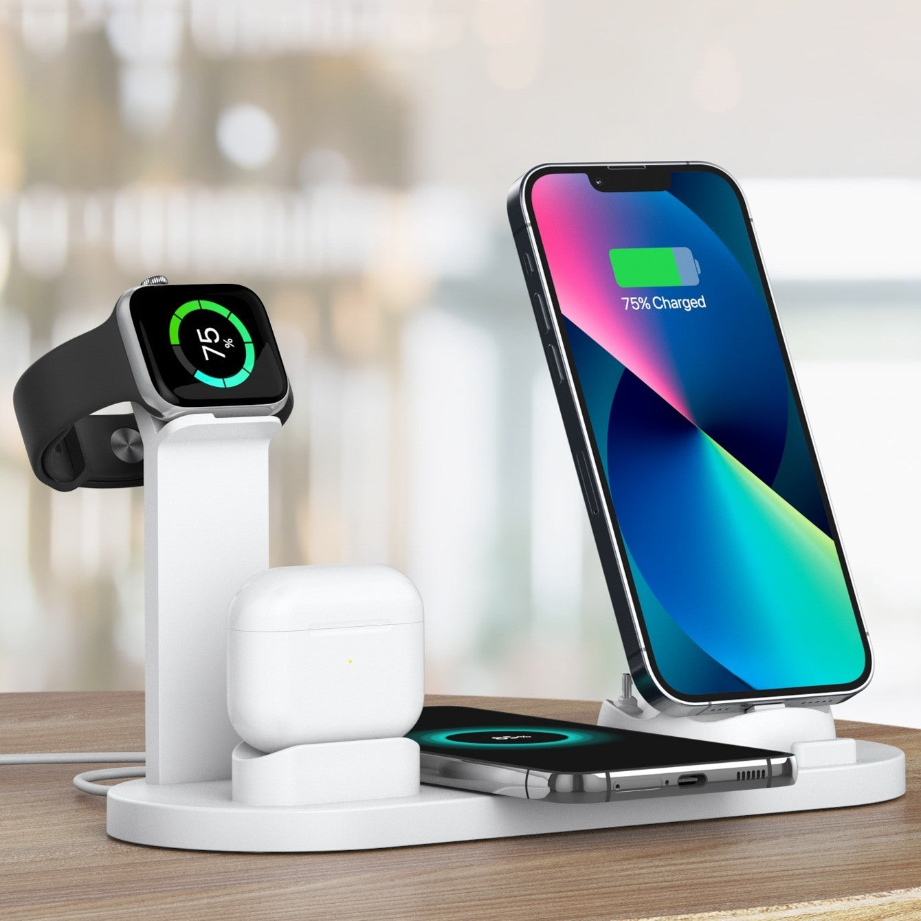 5 In 1multifunctional Wireless Charger For Phone/Watch/AirPods CharginDobaDealsexpress.shop1multifunctional Wireless ChargerDetails