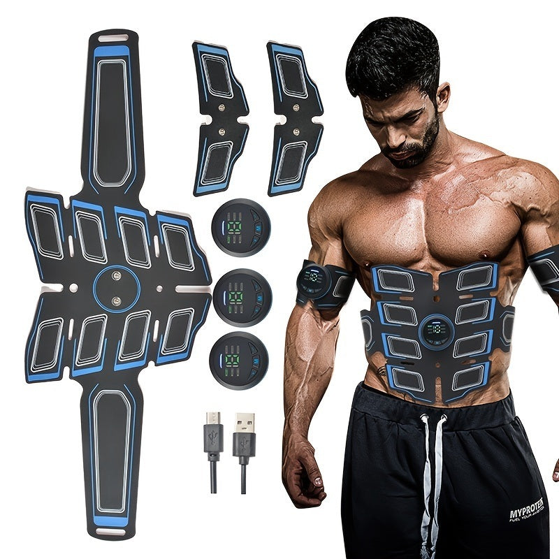 EMS Fitness Apparatus Set; Smart Fitness Stickers For Abdominal MuscleDobaDealsexpress.shopUpper Arm Muscle Exercise; Abdominal Workout; Home Office Fitness Workout EquipmentDetails