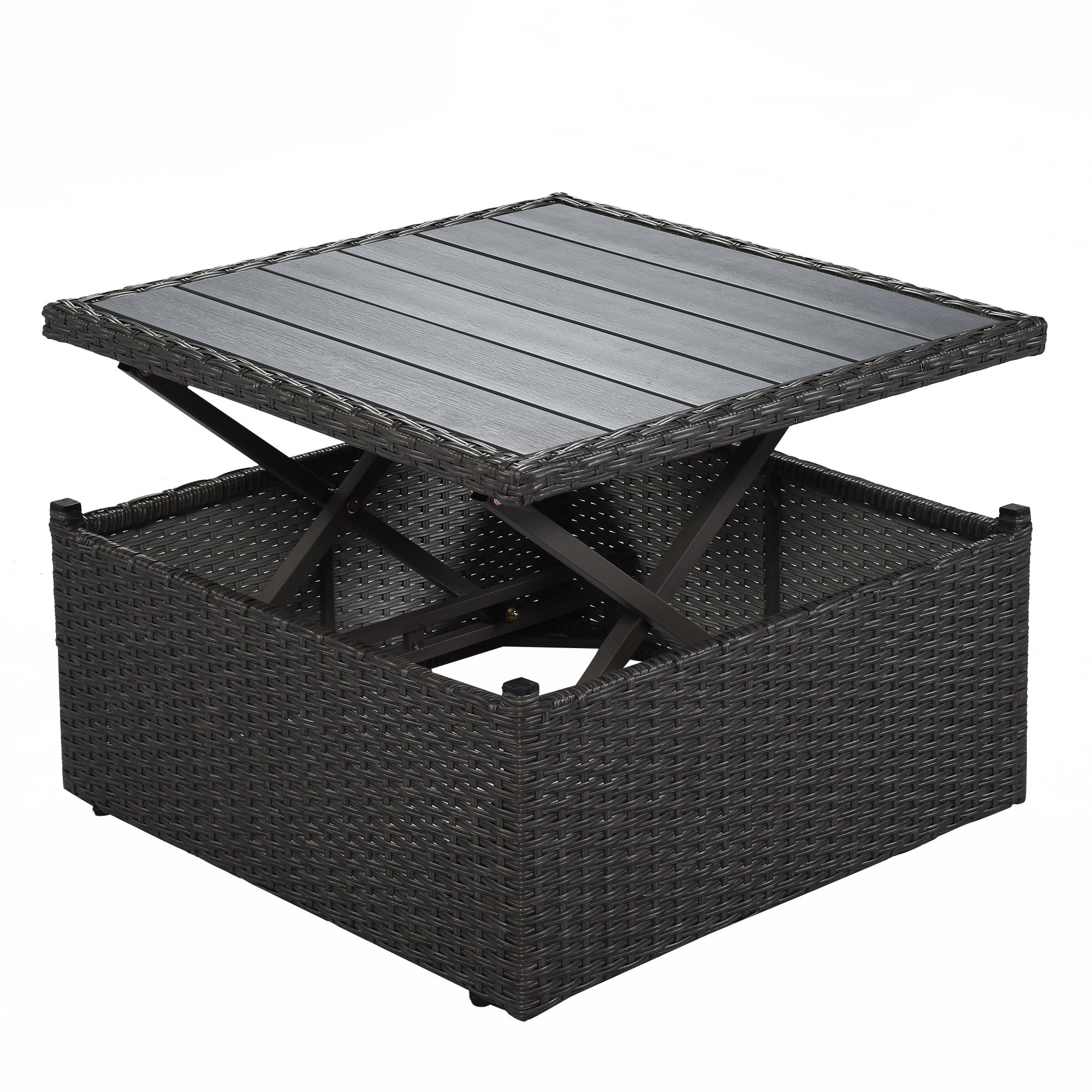 Outdoor Patio Rectangle Daybed with Retractable Canopy, Wicker FurnituDobaDealsexpress.shopRetractable Canopy, Wicker Furniture Sectional SeatingHighlights
This elegantly designed sectional sofa is perfect for the pool side, garden, patio or deck, offering the best in quality and comfort with tightly woven PE