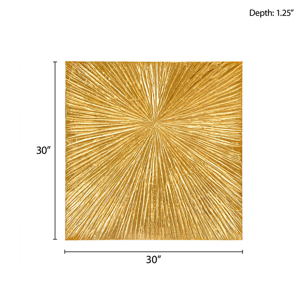 Hand Painted Dimensional Resin Wall ArtDobaDealsexpress.shopHand Painted Dimensional Resin Wall ArtSpecification
Main Color:Gold
Main Material:MDF
Details
Product Features:
Overall dimensions: 30"W x 30"H x 1.25"D
Metallic gold abstract art wall decor
Modern abstr