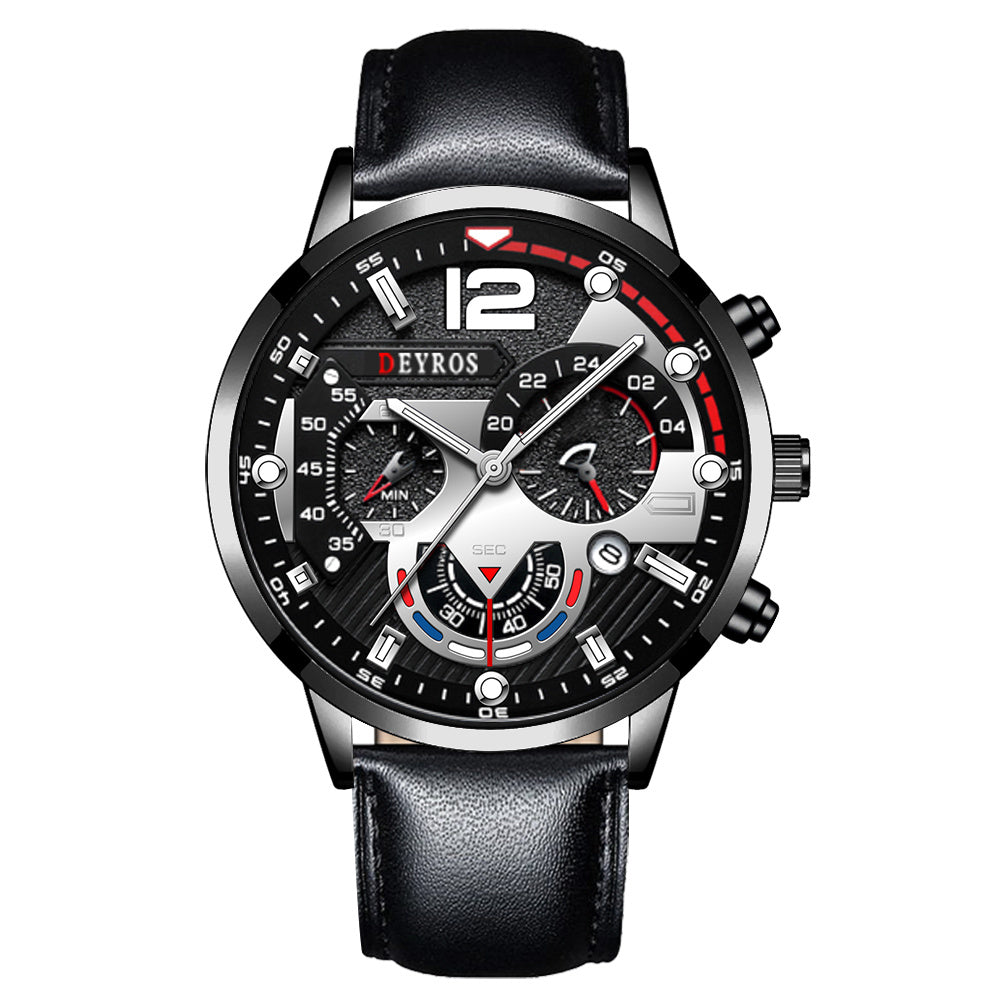 Fashion Mens Sports Watches Luxury Stainless Steel Quartz Wrist Watch DobaDealsexpress.shopFashion Mens Sports Watches Luxury Stainless Steel Quartz Wrist Watch Calendar Luminous Clock Men Business Casual часы мужскиеDetails