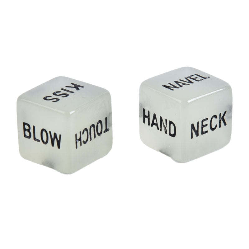 Glow In Dark Erotic Love Dice Toys Adult Couple Lovers Party Fun GamesDobaDealsexpress.shopDark Erotic Love Dice Toys Adult Couple Lovers Party Fun Games Aid Sex Toy Valentines Day GiftDetails
SPECIFICATIONS
is_customized: No
Quantity: 2pcs
Pattern: Letter
Occasion: Wedding &amp; Engagement,Valentine's Day
Number of Pcs: 2pcs
Model Number: Luminous