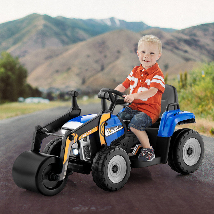 12V Kids Ride on Road Roller with 2.4G Remote ControlDobaDealsexpress.shop12V Kids RideHighlights
Realistic Road Roller for Pretend Play: Designed with an adjustable arm and flexible drum roller, the kids ride on road roller not only brings kids drivin