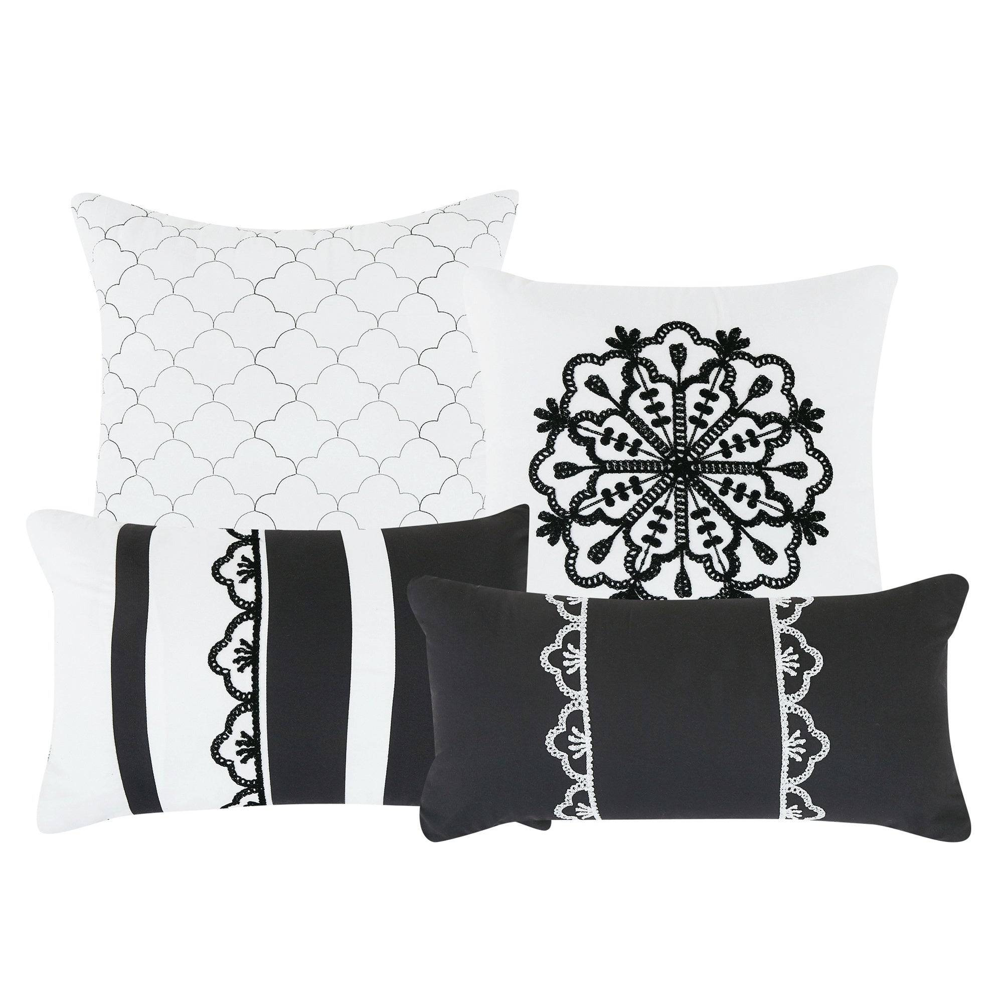 Deborah 7PC COMFORTER SETDobaDealsexpress.shopDeborah 7PC COMFORTER SETHighlights
Deborah 7PC EMBROIDERY COMFORTER SET
Specification
Brand:ESCA
Details




Update your bedroom with the Beautiful motif 7-Piece Comforter Set for a modern 