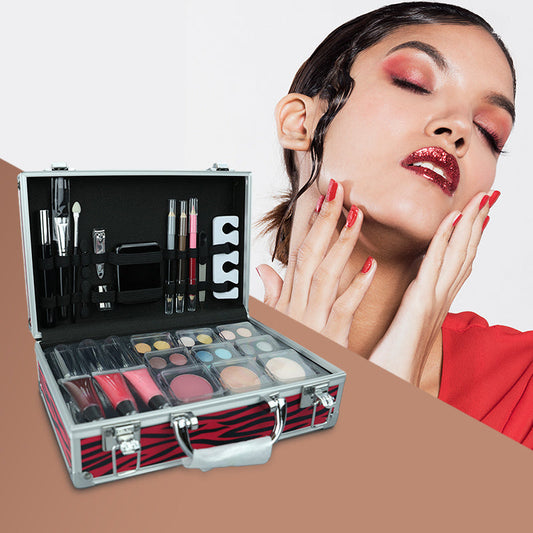 All In One Makeup Set Holiday Gift Eyeshadow Palette Lip Gloss Blush MDobaDealsexpress.shopMakeup Set Holiday Gift Eyeshadow Palette Lip Gloss Blush Makeup Kit Makeup AccessoriesHighlights
Complete Makeup Solution
Premium Quality at an Affordable Price
Sleek and Durable Aluminum Organizer
Versatile and Pigmented Eyeshadows
Details
Eyeshadows