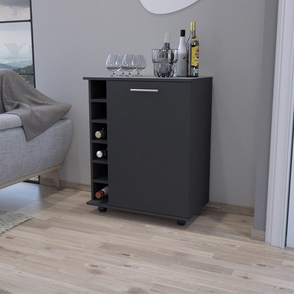 Bar Cart Cisco, Living Room, BlackDobaDealsexpress.shopBar Cart Cisco, Living Room, BlackSpecification
Main Color:Black
Filler:Particle Board
Main Material:Engineered Wood
Details
Product Features:
Integrated Bottle Storage: Dedicated built-in rack accom