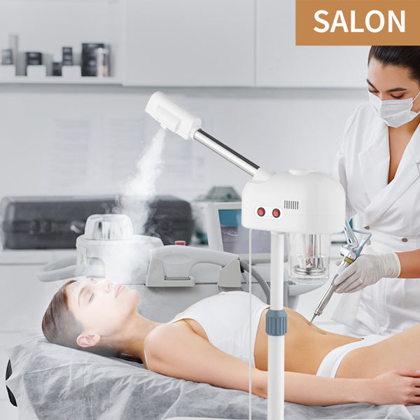 2 in 1 Facial Steamer with 3X Magnifying Lamp, Esthetician Steamer ProDobaDealsexpress.shop3X Magnifying Lamp, Esthetician Steamer Professional Aromatherapy Humidifier Face Spa Mist SteamDetails

 
Introductions:
The Facial Steamer is design for beauty salon or personal care use at home. Its sprayer has the function of ozone, so as to speed up skin n