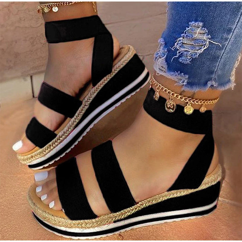 Summer Sandals Women Wedges Platform Ladies Hemp Shoes Ladies Candy CoDobaDealsexpress.shopSummer Sandals Women Wedges Platform Ladies Hemp Shoes Ladies Candy Color Casual Girls SlipSpecification
Brand:no brand
Details
Brand Name:NoEnName_NullUpper Material:Stretch FabricOrigin:Mainland ChinaSandal Type:GLADIATORHeel Type:WedgesLining Material:n