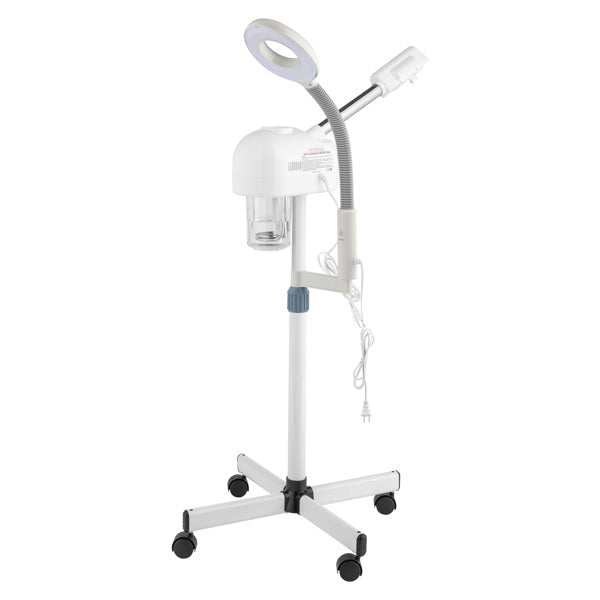 2 in 1 Facial Steamer with 3X Magnifying Lamp, Esthetician Steamer ProDobaDealsexpress.shop3X Magnifying Lamp, Esthetician Steamer Professional Aromatherapy Humidifier Face Spa Mist SteamDetails

 
Introductions:
The Facial Steamer is design for beauty salon or personal care use at home. Its sprayer has the function of ozone, so as to speed up skin n