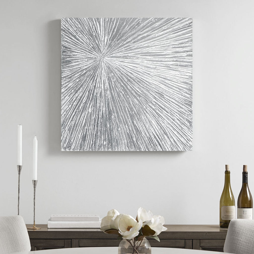 Hand Painted Dimensional Resin Wall ArtDobaDealsexpress.shopHand Painted Dimensional Resin Wall ArtSpecification
Main Color:Silver
Main Material:MDF
Details
Product Features:
Overall dimensions: 30"W x 30"H x 1.25"D
Metallic silver abstract art wall decor
Modern a
