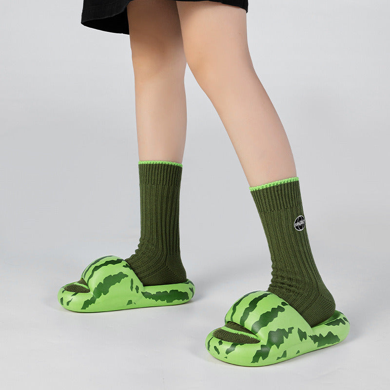 Unisex Bread Slippers Women Men Home Fluffy Bathroom Non-slip Casual ODobaDealsexpress.shop-slip Casual Outdoor Indoor House Thick Sole Sandals SoftDetails
Unisex Bread Slippers Women Men Home Fluffy Bathroom Non-slip Casual Outdoor Indoor House Thick Sole Sandals Soft Four Seasons
Watermelon upper, different.
N