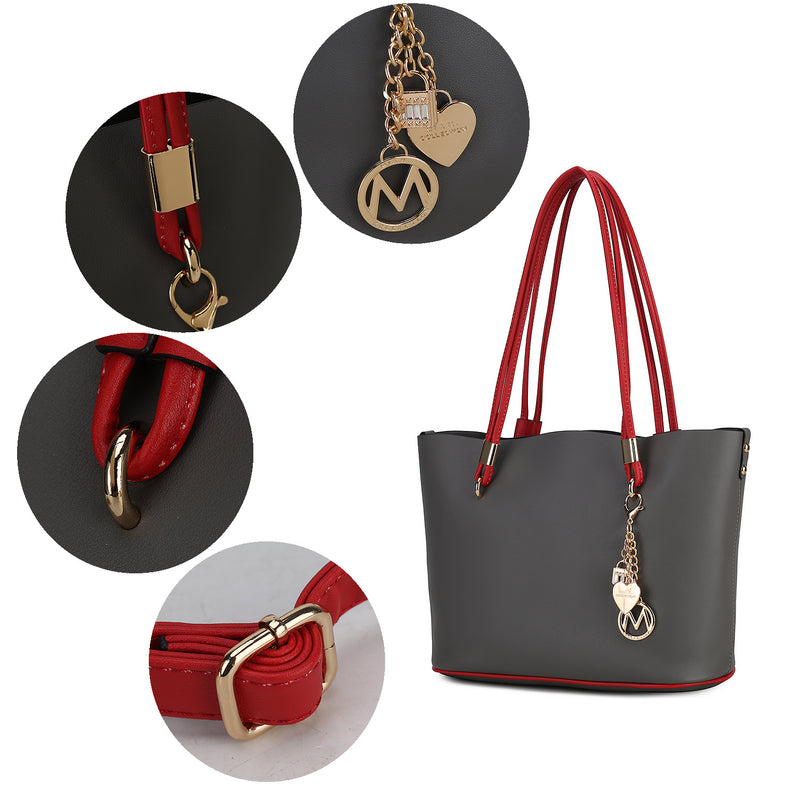 MKF Collection Malay Tote Handbag with Cosmetic Pouch Vegan Leather WoDobaDealsexpress.shopMKF Collection Malay Tote HandbagSpecification
Brand:MKF Collection
Details

Our Malay Tote Bag is designed with just enough structure, and you will carry time and again. Crafted from high-quality v