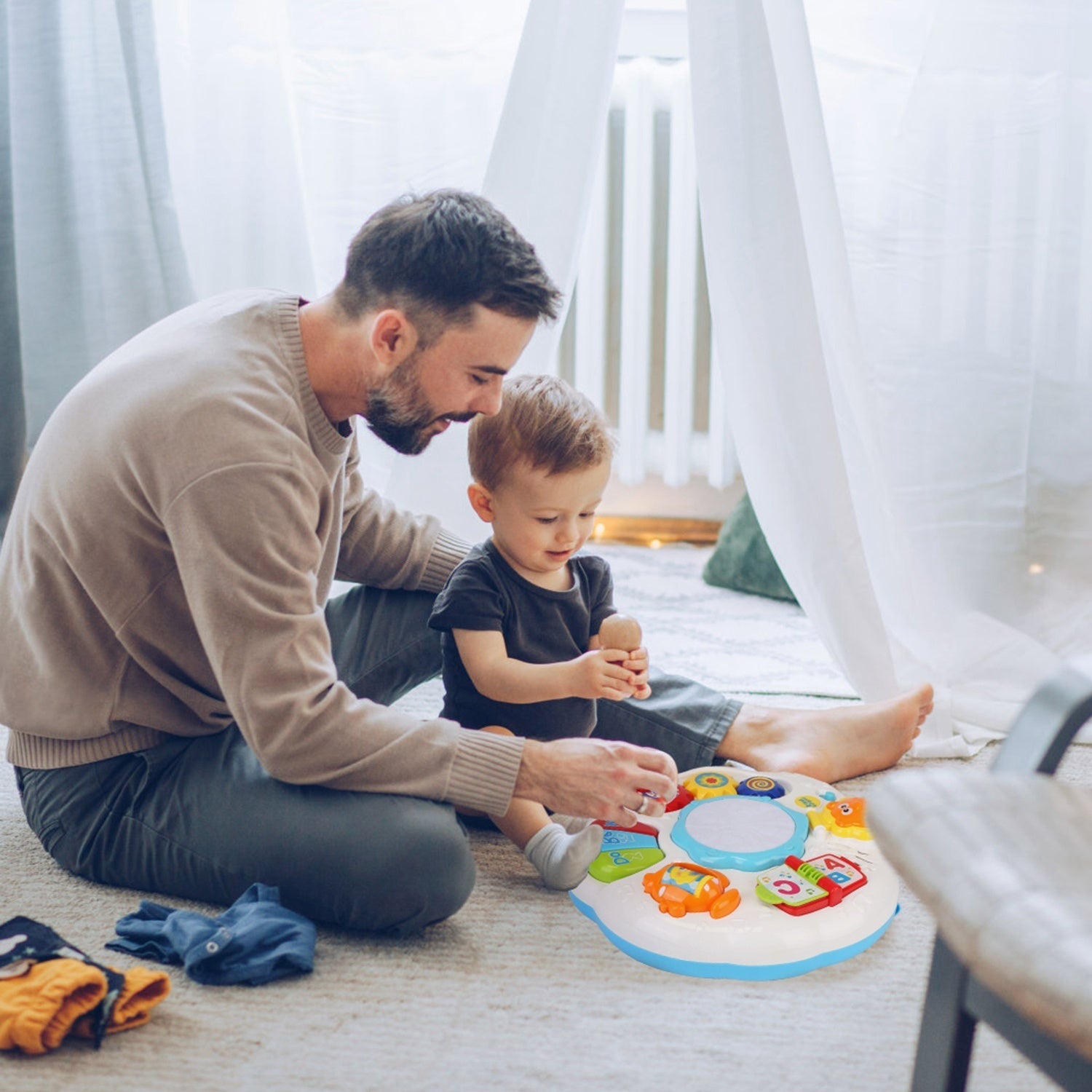 Toddler Musical Learning Table Educational Baby Toys Musical Activity DobaDealsexpress.shopToddler Musical Learning Table Educational Baby Toys Musical Activity Table Learning CenterHighlights
A practical educational toy to improve baby’s music sentiment, hearing development, color recognition and exploring spirit.
Different from other dull musi