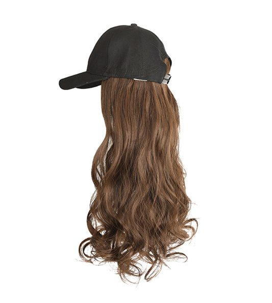 Baseball Cap with Light Brown Synthetic Long Wavy Hair Attached for WoDobaDealsexpress.shopLight Brown Synthetic Long Wavy Hair AttachedHighlights
Hair Material: The hats with hair attached of the hair are made of high-quality synthetic fibers, This hats with hair not only can be used for a long time