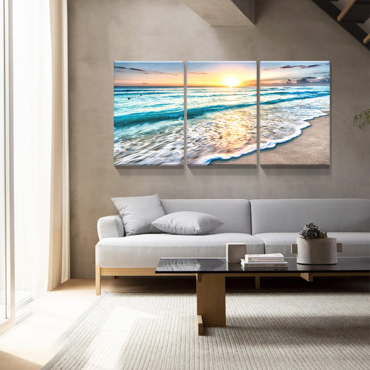 3 panels Framed Canvas Wall Art Decor,3 Pieces Sea Wave Painting DecorDobaDealsexpress.shop3 panels Framed Canvas Wall Art Decor,3 Pieces Sea Wave Painting Decoration PaintingSpecification
Shape and Orientation:Rectangle
Frame Type:Framed
Main Color:Multicolor
Size:Oversized 41in+
Main Material:Canvas
Art Subject:Nature Scenes
Details
Pro