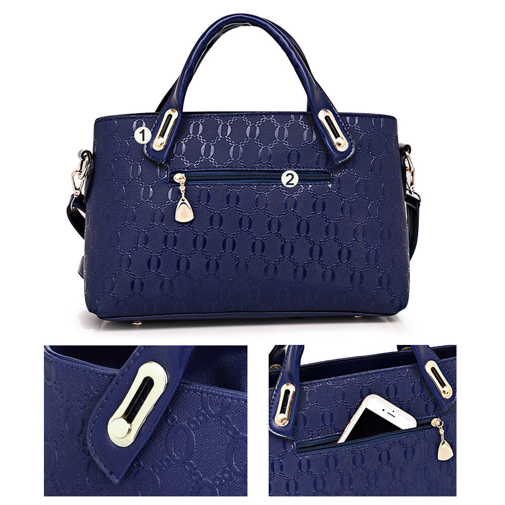 4Pcs/Set Women PU Leather Handbags Messenger Shoulder Bags Tote SatcheDobaDealsexpress.shop4Pcs/Set Women PU Leather Handbags Messenger Shoulder Bags Tote Satchel PurseDetails
Features:1. 100% Brand New, fashion design, made of high quality PU leather with premium hardware accessories.2. Large capacity, organized inner pockets, can