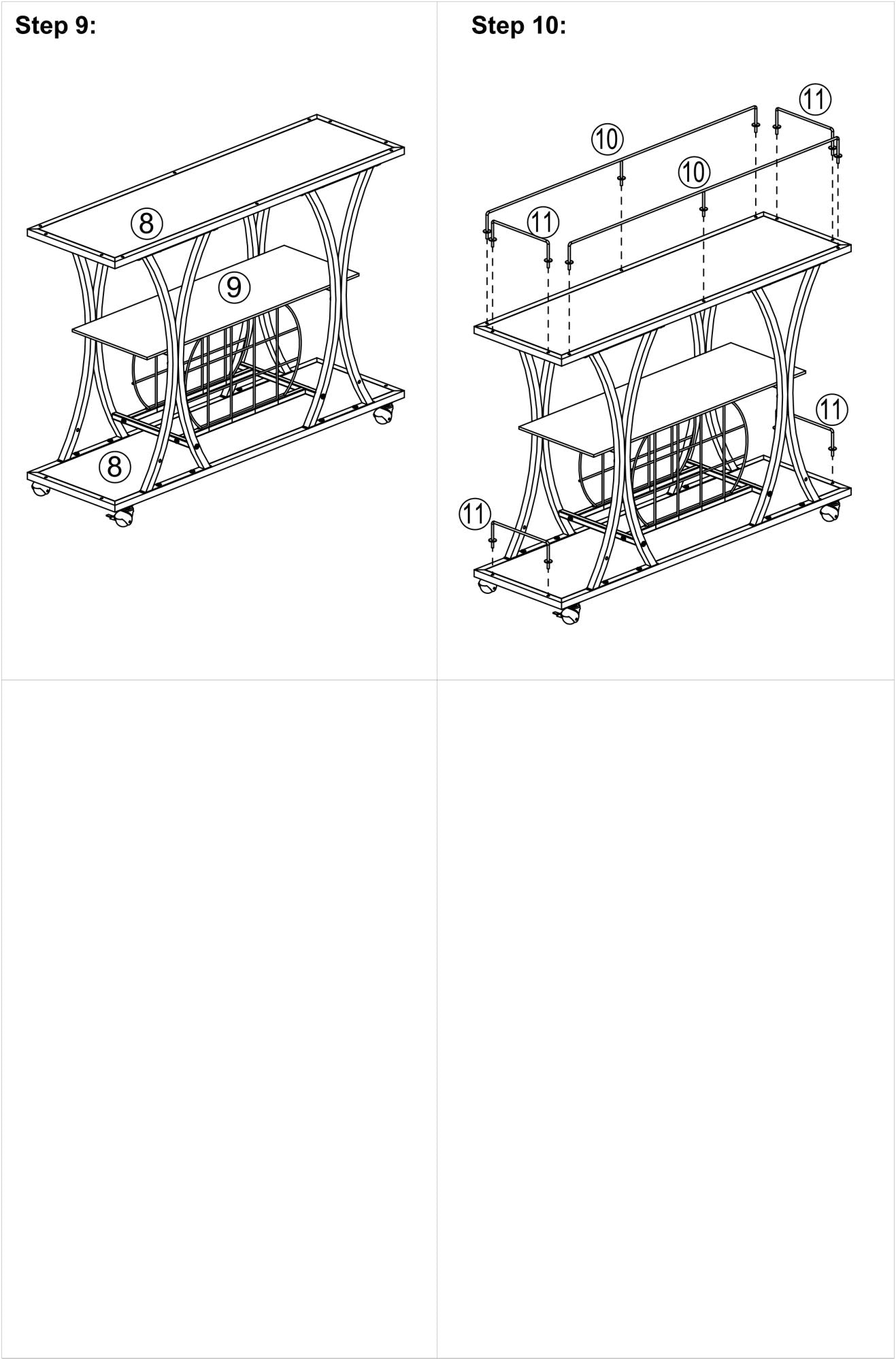Golden Bar& Serving Cart with Wine Rack&Glass Holder for Home with WheDobaDealsexpress.shopGolden Bar& Serving CartHighlights
Simple and Elegant Design: The perfect curve and original design make it stand out from the crowd;
Large Stoage Unit: three levels for storing wine or pla