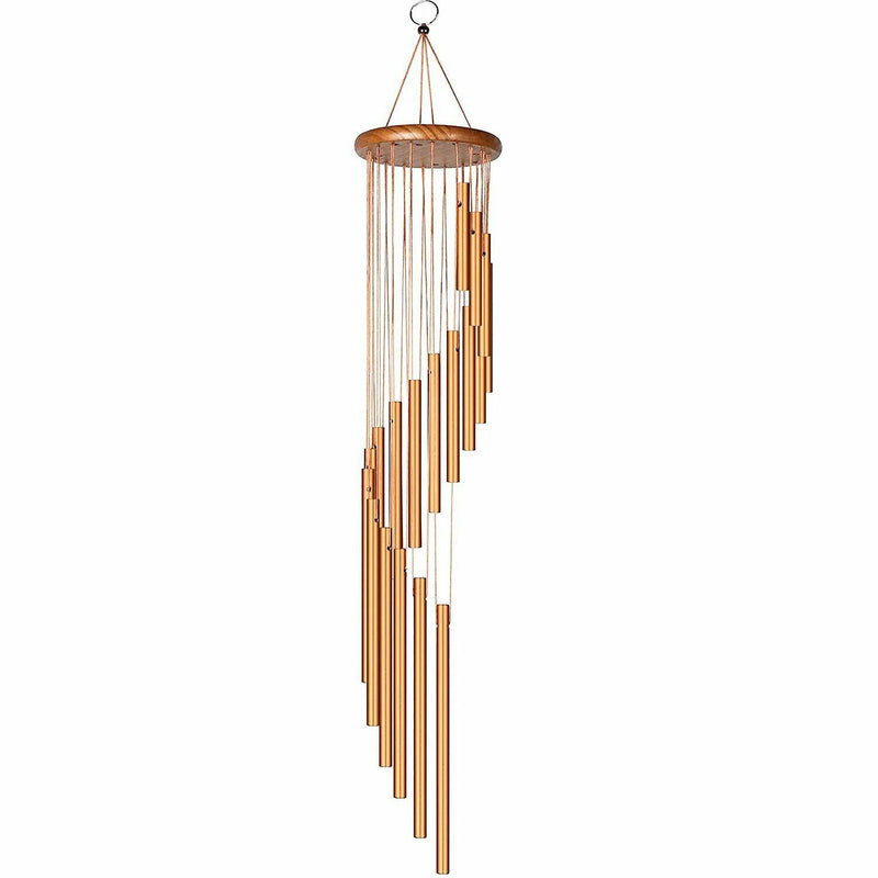 35'' Outdoor Wind Chimes Large 18 Tubes Deep Tone Chapel Bells for GarDobaDealsexpress.shop35'' Outdoor Wind Chimes Large 18 Tubes Deep Tone Chapel BellsDetails
Features:
 
1. Tubes are made from aluminum, durable and corrosion resistant.
2. This wind chimes produces very clear tunes when wind blows.
3. Hand the wind