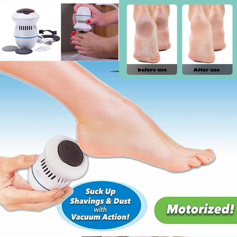 Electric Vacuum Foot Grinder File Machine Exfoliate Dead Skin Callus RDobaDealsexpress.shopElectric Vacuum Foot Grinder File Machine Exfoliate Dead Skin Callus Remover Heel Removal Scraper Vacuums Grinding Head heelDetails
Overview:1. Work fast and smooth along your skin to gently; easy to use; will not hurt your skin.2. Easy and effective to remove unwanted rough skin on your 
