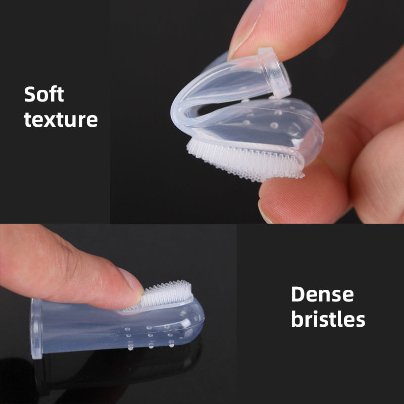 10pcs Transparent Soft Pet Finger Toothbrush Teddy Mini Portable BrushDobaDealsexpress.shop10pcs Transparent Soft Pet Finger Toothbrush Teddy Mini Portable Brush Bad Breath Tartar Tool Cleaning Dog Hair Cleaning Pet SuppliesDetails