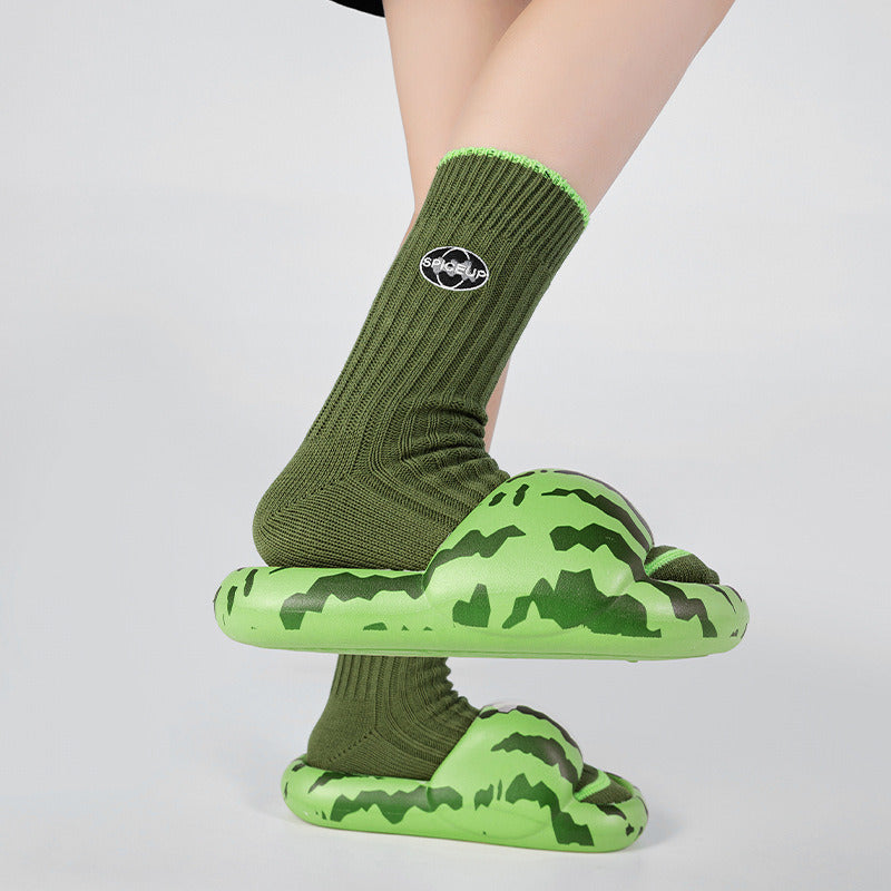 Unisex Bread Slippers Women Men Home Fluffy Bathroom Non-slip Casual ODobaDealsexpress.shop-slip Casual Outdoor Indoor House Thick Sole Sandals SoftDetails
Unisex Bread Slippers Women Men Home Fluffy Bathroom Non-slip Casual Outdoor Indoor House Thick Sole Sandals Soft Four Seasons
Watermelon upper, different.
N