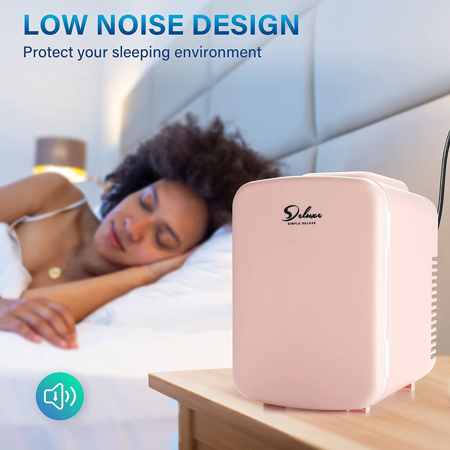 Simple Deluxe Mini Fridge, 4L/6 Can Portable Cooler & Warmer Freon-FreDobaDealsexpress.shopSimple Deluxe Mini Fridge, 4L/6Specification
Main Color:Pink
Main Material:Plastic
Details
Product Features:
Compact and portable: 4-Liter capacity that can store up to six 12 oz cans. The interio