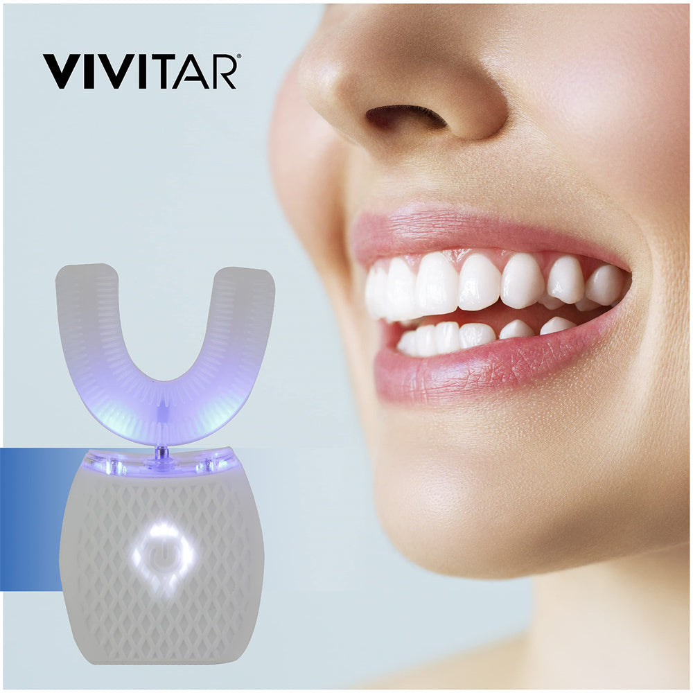 Whitening Toothbrush Ultrasonic U-Shaped Electric Toothbrush for AdultDobaDealsexpress.shopWhitening Toothbrush UltrasonicHighlights
Four Cleaning Modes: Choose from clean, white, polish, and gentle modes for a personalized dental care experience, addressing various cleaning needs from 