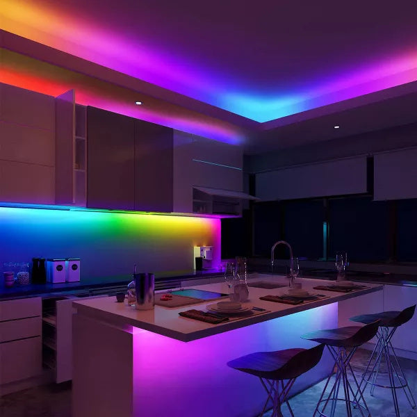 RGBIC Pro 24.6' LED Strip LightsDobaDealsexpress.shop6' LED Strip LightsDetails
Specifications
Includes: Integrated LED Bulb(s) (Non-Removable)
Dimensions (Overall): .12 Inches (H) x .39 Inches (W) x 295.28 Inches (D)
Weight: 1.43 Pounds