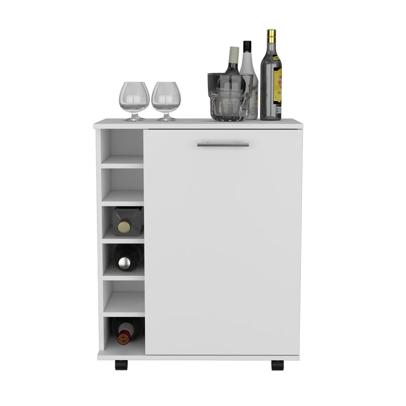 Bar Cart Cisco, Living Room, White