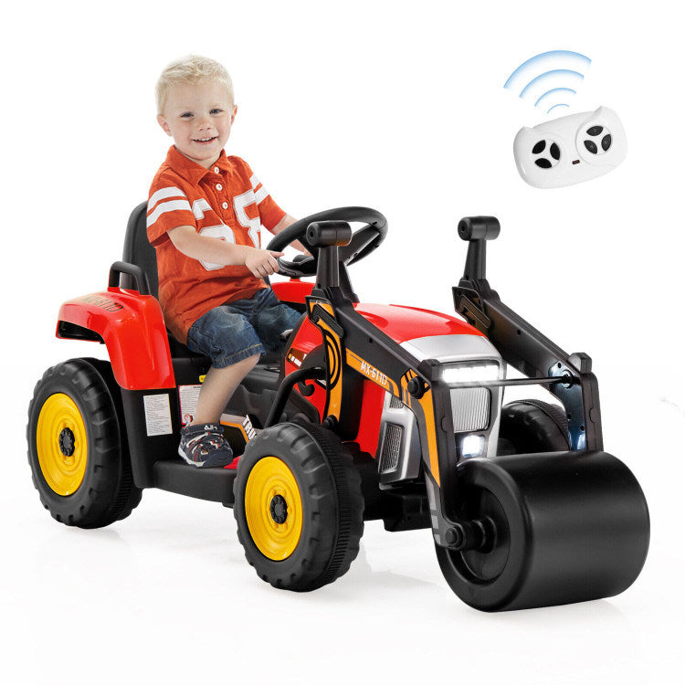 12V Kids Ride on Road Roller with 2.4G Remote ControlDobaDealsexpress.shop12V Kids RideHighlights
Realistic Road Roller for Pretend Play: Designed with an adjustable arm and flexible drum roller, the kids ride on road roller not only brings kids drivin