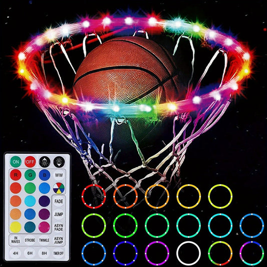 1pc LED Basketball Hoop Light, Remote Control Waterproof Basketball RiDobaDealsexpress.shop1pc LED Basketball Hoop Light, Remote Control Waterproof Basketball Rim LightsDetails