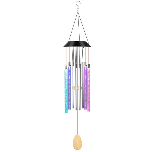 Solar Wind Chime Lights 7 Color Changing Decorative Lamp IP65 WaterproDobaDealsexpress.shopSolar Wind Chime Lights 7 Color Changing Decorative Lamp IP65 Waterproof Hanging String LightsDetails
*Features*:
*Auto On/Off Chime Light*:Automatically absorb sunlight in the day and convert it into electricity to store in the battery; and can turn on up to