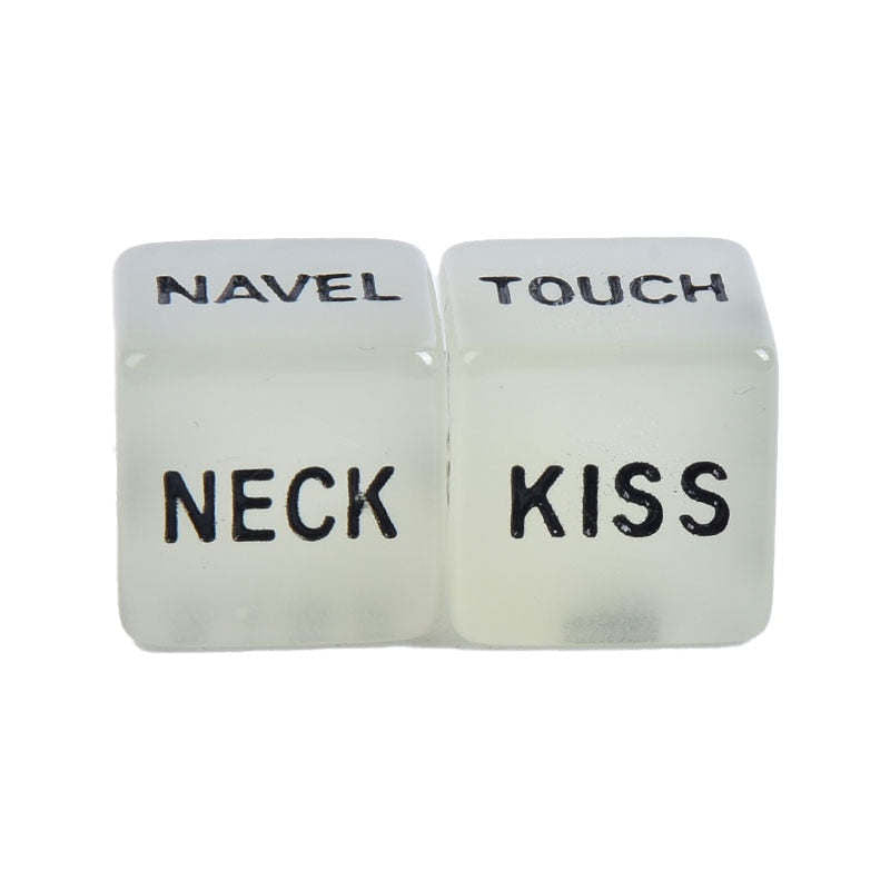 Glow In Dark Erotic Love Dice Toys Adult Couple Lovers Party Fun Games Aid Sex Toy Valentines Day Gift for Boyfriend Girlfriend