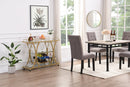 Golden Bar& Serving Cart with Wine Rack&Glass Holder for Home with WheDobaDealsexpress.shopGolden Bar& Serving CartHighlights
Simple and Elegant Design: The perfect curve and original design make it stand out from the crowd;
Large Stoage Unit: three levels for storing wine or pla