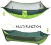 Camping Hammock with Mosquito Net Ultralight Portable Nylon Outdoor Windproof Anti-Mosquito Swing Sleeping Hammock