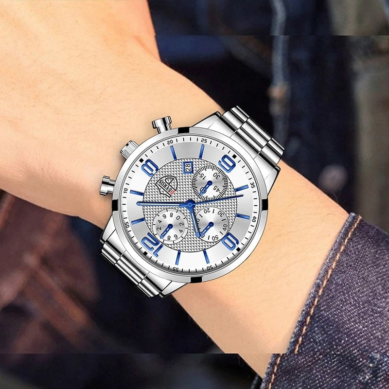 Luxury Mens Watches Stainless Steel Quartz Male Wristwatch Male Sport DobaDealsexpress.shopLuxury Mens Watches Stainless Steel Quartz Male Wristwatch Male Sport Leather Watch Calendar Luminous Men Clock relogio masculinDetails
 



This store is a directly operated store. We are the brand and manufacturer of watches. All products in the store are original and authentic, all in stoc