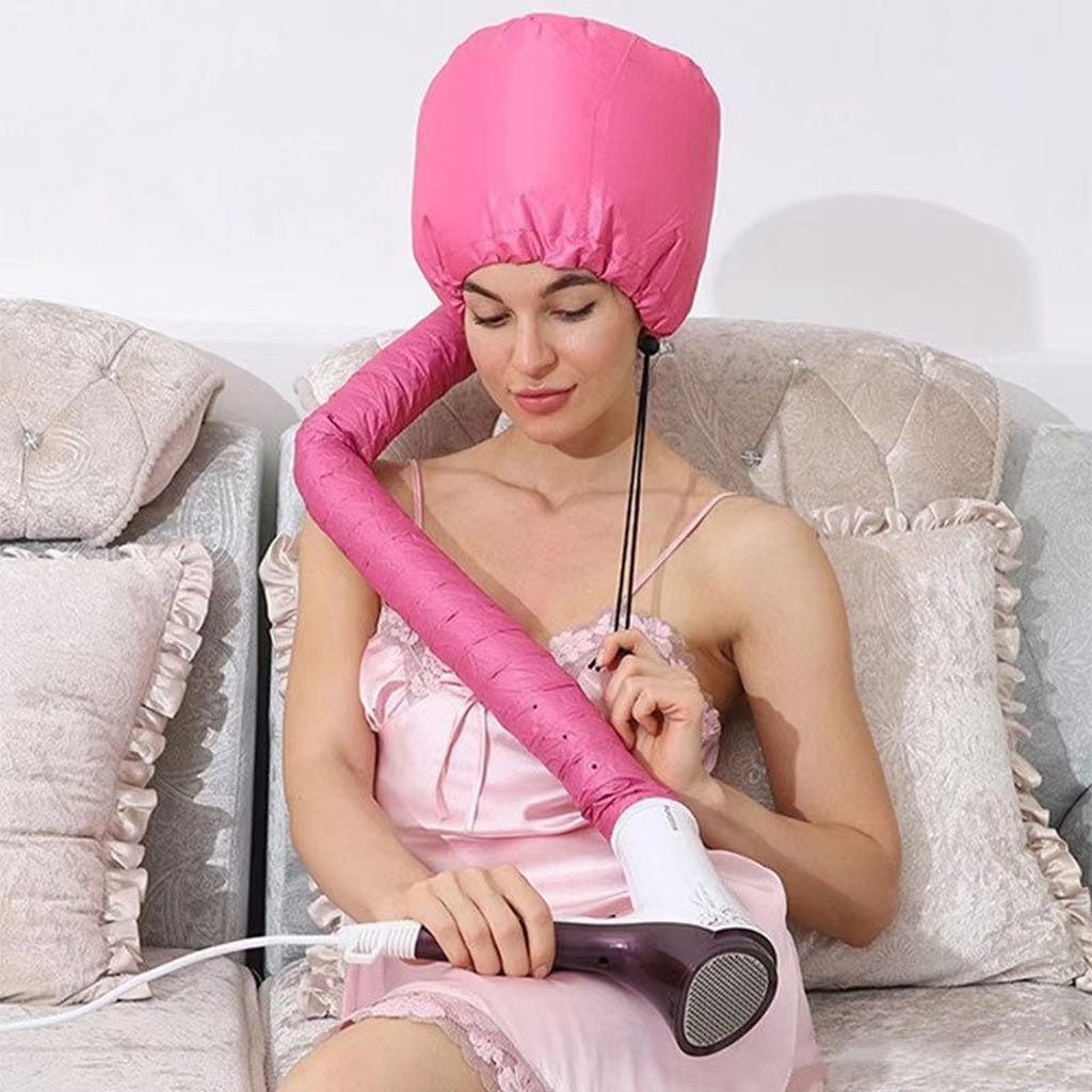 1pc Soft Bonnet Hooded Hair Dryer Attachment For Natural Curly TextureDobaDealsexpress.shopNatural Curly Textured Hair Care; Drying; Styling; Curling; Adjustable Large Hooded BonnetDetails