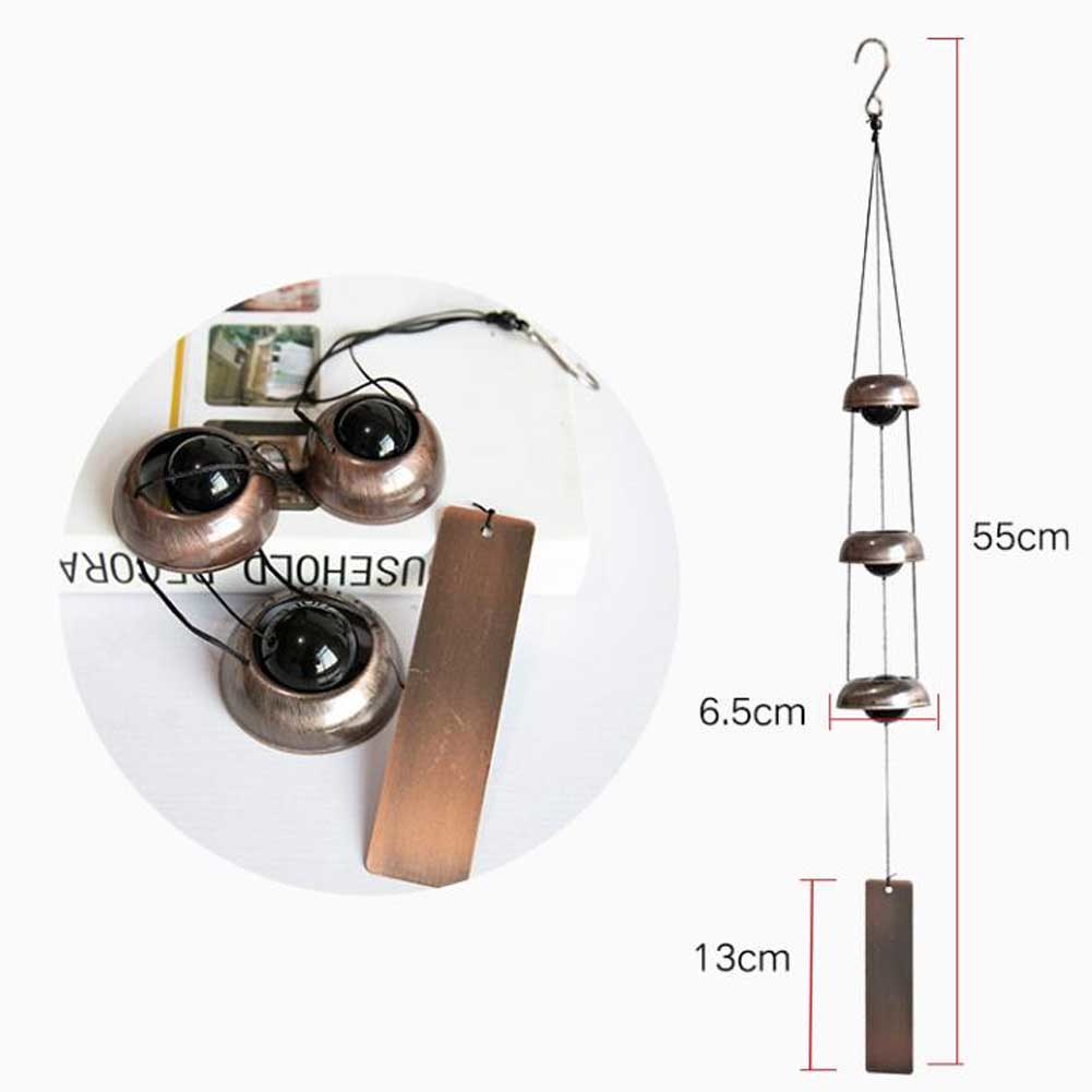 Chinese Metal Wind Chimes Outdoor Feng Shui Bells Hanging Three LayersDobaDealsexpress.shopLayers House Protection Money Attracting Store Door Bell, BronzeHighlights
Size of Wind Chime: total 55cm (21.6 inches) from top to bottom.
Material: metal. A responsible choice for backyard decor.
Package: included 1 x wind bell