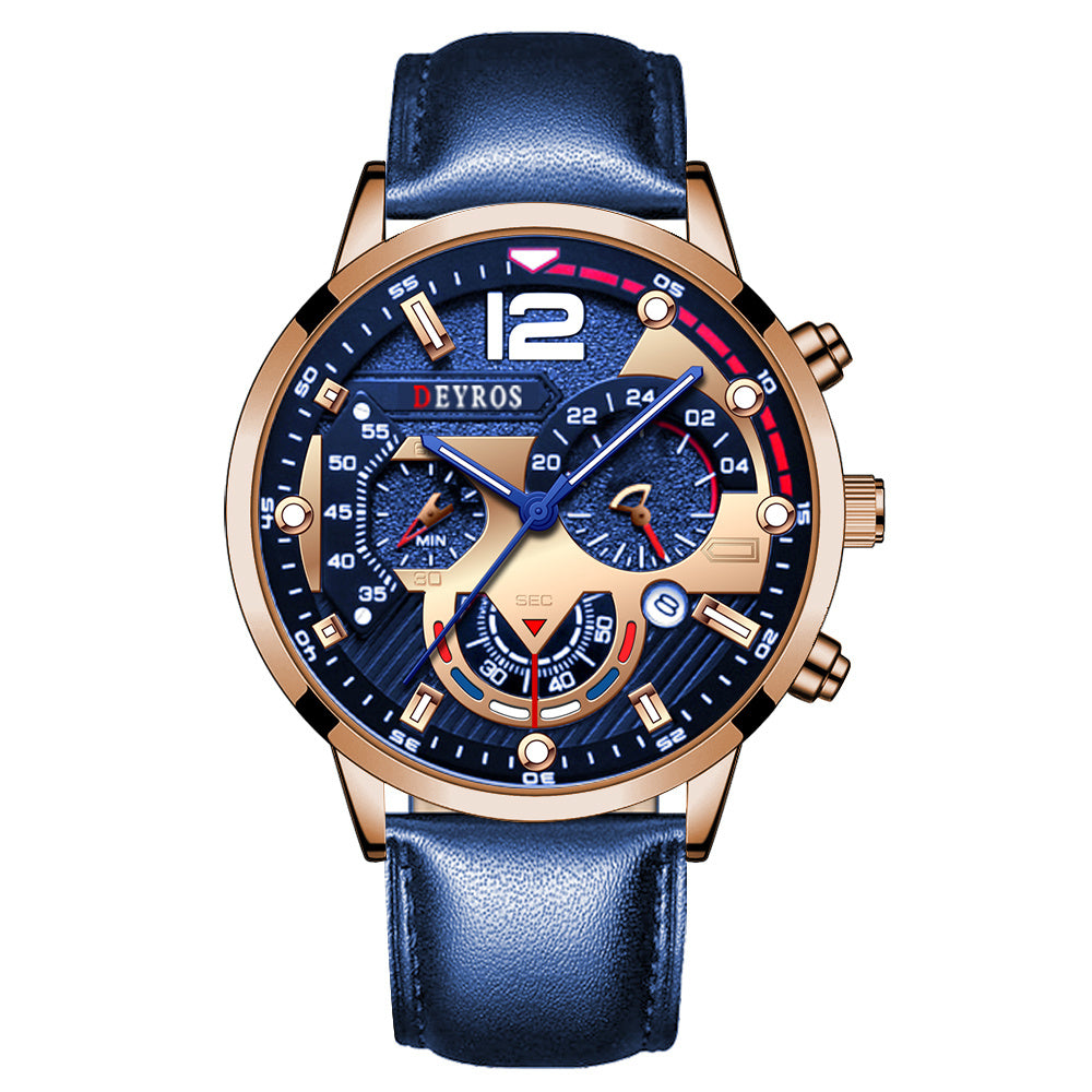 Fashion Mens Sports Watches Luxury Stainless Steel Quartz Wrist Watch DobaDealsexpress.shopFashion Mens Sports Watches Luxury Stainless Steel Quartz Wrist Watch Calendar Luminous Clock Men Business Casual часы мужскиеDetails