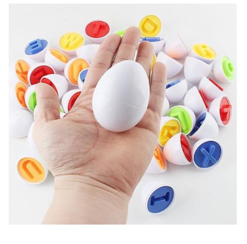 My First Find And Match Easter Matching Eggs With Yellow Eggs HolderDobaDealsexpress.shopMatch Easter Matching EggsHighlights
Eggs-ellent Easter Toy: An instant hit and amazing improvement on matching eggs 12 white eggs that open to colorful interiors with embossed 12 different s