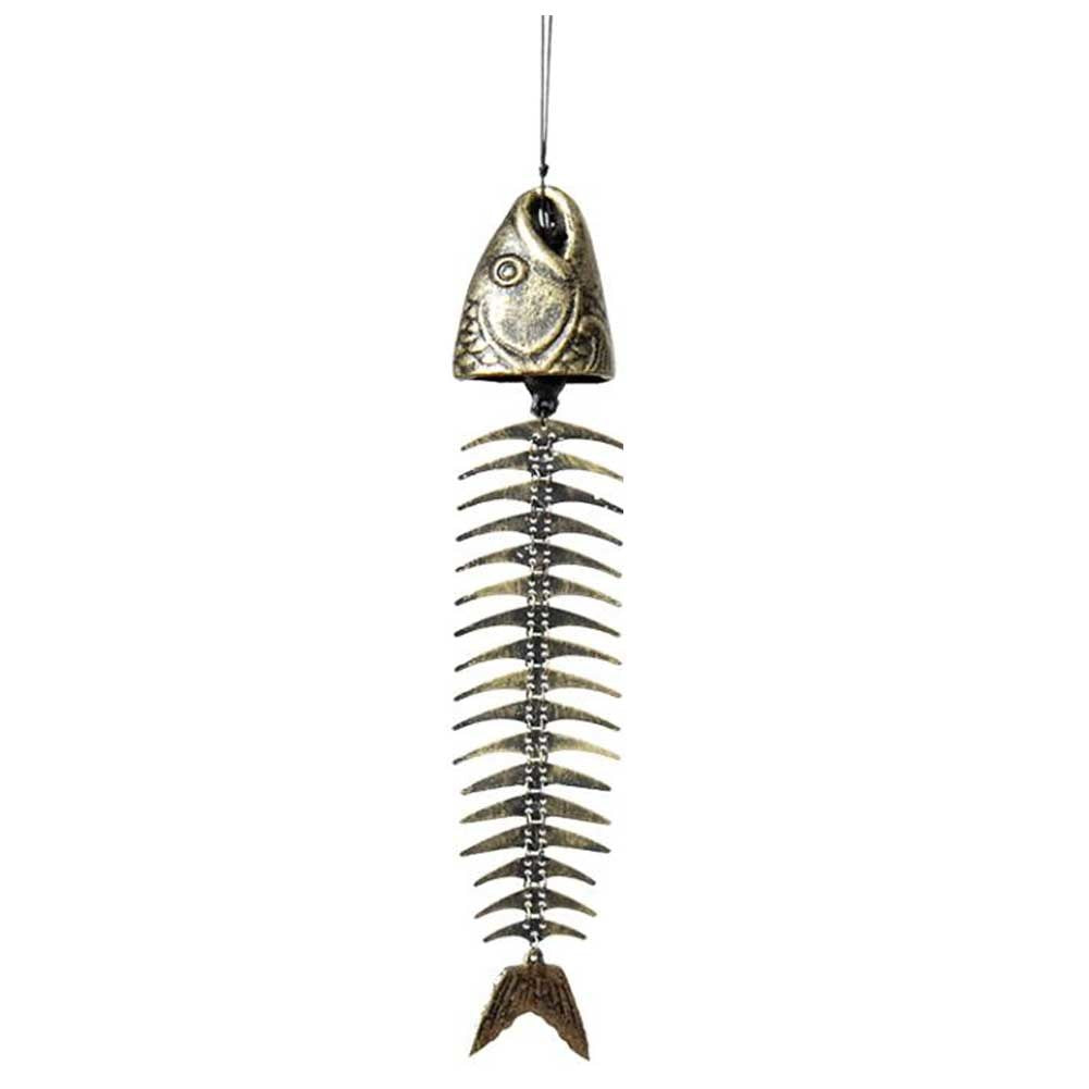 Vintage Japanese Cast Iron Fishbone Wind Chimes Temple Metal Hanging DDobaDealsexpress.shopVintage Japanese Cast Iron Fishbone Wind Chimes Temple Metal Hanging Decoration Garden Balcony Wind Chimes Shop Door BellHighlights
Size of Wind Chime: total 50cm (19.7 inches) from top to bottom.
Material: metal. A responsible choice for backyard decor.
Package: included 1 x wind bell
