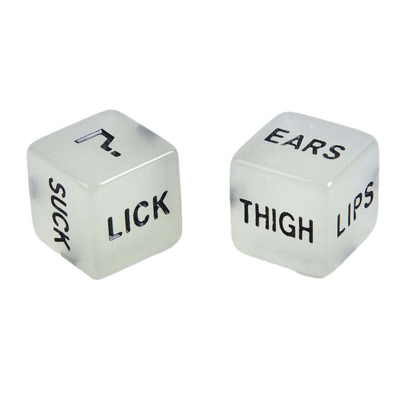 Glow In Dark Erotic Love Dice Toys Adult Couple Lovers Party Fun GamesDobaDealsexpress.shopDark Erotic Love Dice Toys Adult Couple Lovers Party Fun Games Aid Sex Toy Valentines Day GiftDetails
SPECIFICATIONS
is_customized: No
Quantity: 2pcs
Pattern: Letter
Occasion: Wedding &amp; Engagement,Valentine's Day
Number of Pcs: 2pcs
Model Number: Luminous