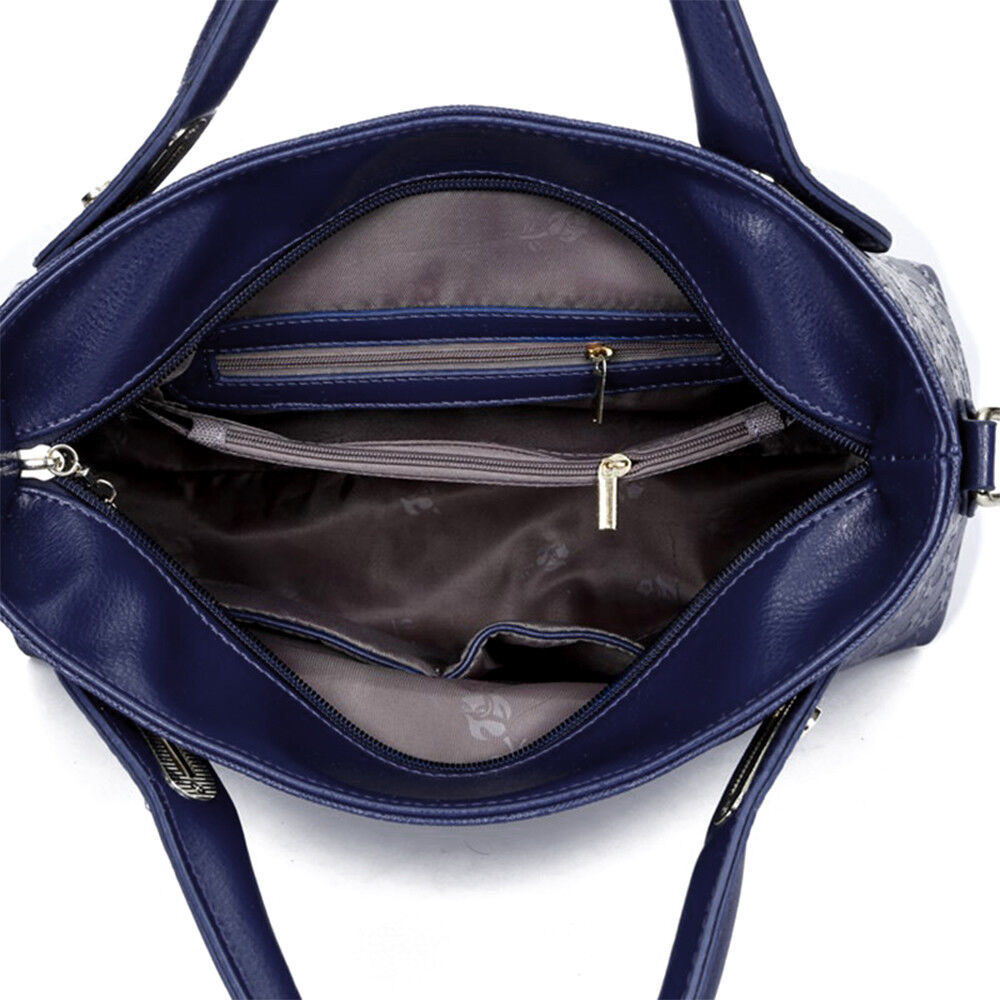 4Pcs/Set Women PU Leather Handbags Messenger Shoulder Bags Tote SatcheDobaDealsexpress.shop4Pcs/Set Women PU Leather Handbags Messenger Shoulder Bags Tote Satchel PurseDetails
Features:1. 100% Brand New, fashion design, made of high quality PU leather with premium hardware accessories.2. Large capacity, organized inner pockets, can