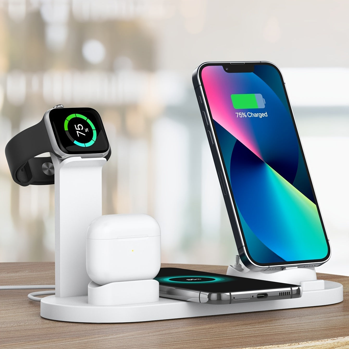 5 In 1multifunctional Wireless Charger For Phone/Watch/AirPods CharginDobaDealsexpress.shop1multifunctional Wireless ChargerDetails