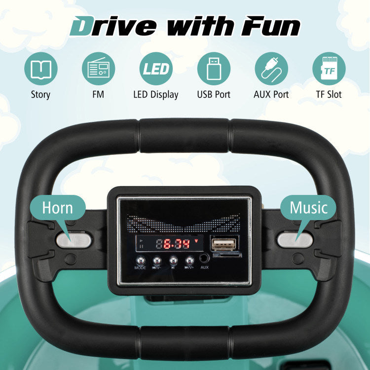 6V kids Ride-on Bumper Car with 360° Spinning and Dual MotorsDobaDealsexpress.shop6V kids Ride-Highlights
Exciting yet Safe Bumping: Equipped with dual motors and a rechargeable battery, this electric bumper car allows kids to enjoy a long time of exciting bum