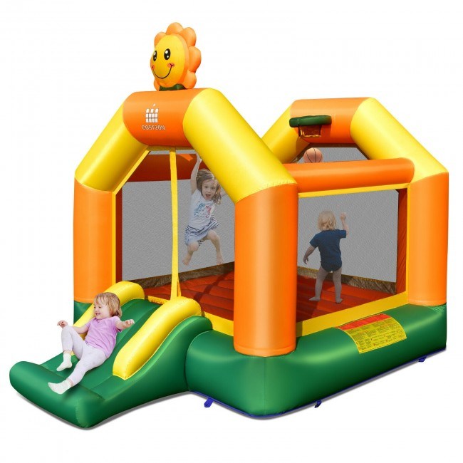 Kids Inflatable Bounce Jumping Castle House with Slide without BlowerDobaDealsexpress.shopKids Inflatable Bounce Jumping Castle HouseHighlights
High Quality and Durable Material: Made of wear-resistant and waterproof oxford cloth, this inflatable bounce house ensures great durability and high stre